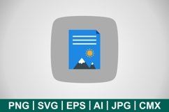Vector Document Icon Product Image 1