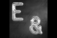 41 Silver Balloon Alphabet Number Symbol PNG Clip arts Product Image 7