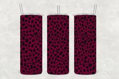 Fig Leopard Pattern Tumbler Sublimation Product Image 1