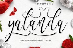 Web Font Yalanda Script Product Image 1