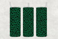 Forest Leopard Pattern Tumbler Sublimation Product Image 1