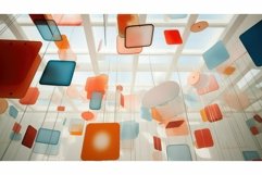 contemporary modern shapes background Product Image 1