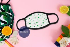 Black Edged Mask Tropical Mockup PSD, Summer mask Mockup PSD Product Image 2