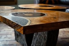 Artistic epoxy resin river table Product Image 1