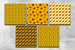 Sunflower set, DIGITAL PAPER collection JPG Product Image 2