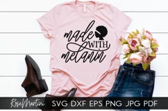 Made With Melanin SVG Black Lives Matter svg Car Afro svg Product Image 1
