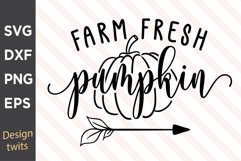 Farm Fresh Pumpkin SVG Product Image 2