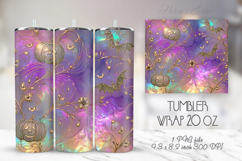 Halloween tumbler 20oz wrap sublimation designs BUNDLE Product Image 20