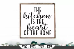 The Kitchen Is The Heart Of The Home SVG Product Image 1
