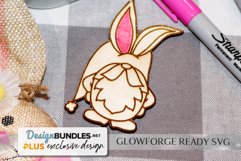 Glowforge Easter Bunny Gnome Product Image 2