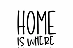 Home is where Mom is svg cut file Mom gift, MOther's day svg Product Image 2