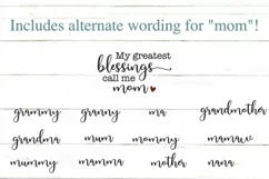 My greatest blessings, Includes alternates for mom! Product Image 2