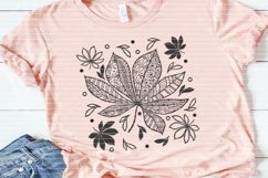 Autumn leaves Cutting file SVG DXF FCM Product Image 4