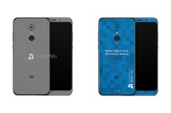 Redmi Note 5 Vinyl Skin Design Mockup 2018 Product Image 2