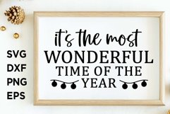 it&#039;s the most wonderful time of the year SVG Product Image 1