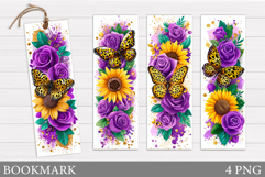 Butterflies Bookmark Design. Butterfly Bookmark Printable Product Image 1