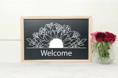 Sunflower Svg, Flower Svg, Half Sunflower Svg Product Image 5