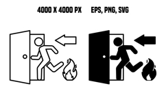 Evacuation Icons Product Image 1