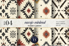 Navajo Minimal Pattern | Minimal Tribal Texture Product Image 1