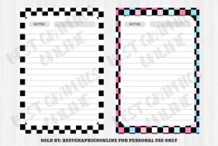 Printable Note Paper, Writing Papers Set, Notebook Pages Product Image 2