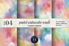 Pastel Watercolor Wash | Soft Abstract Texture Product Image 1
