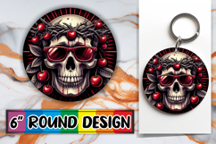Cozy Keychain Designs for Gifts, Skull Product Image 1