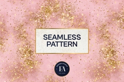 Pink Gold Shimmer Digital Paper, Glitter Texture Product Image 3