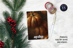 Spooky Pumpkin Pattern, Autumn Pumpkin Digital Paper Product Image 4