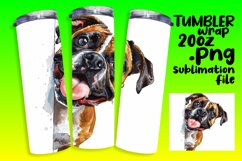 Joyful Funny Dog Lover's Playful Tumbler Wrap - 20oz Product Image 1