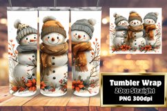 Christmas Gingerbread Tumbler Wrap 20oz Winter Art Product Image 1