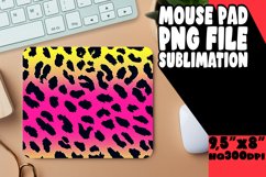 Colorful Glitter Leopard Mouse Pad Design Patterns PNG Product Image 1