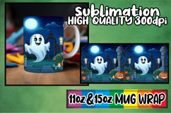 Joyful vibes 11oz 15oz sublimation wrap, Ghost Product Image 1
