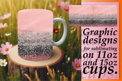 Leopard Bloom Glitter Mug Wrap Product Image 1