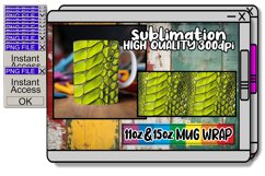 Chic Contemporary 3D Quilted Mug Sublimation 11oz 15oz Product Image 1