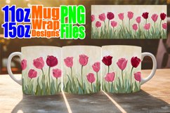 Spring Fling Flower Mug Wraps 11oz 15oz - Color Burst Product Image 1