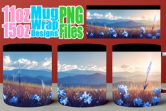 Beautiful Spring Mug Wrap - Sublimation Scenic Art Product Image 1