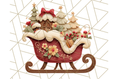 Christmas Clipart, Crafter’s Christmas Paper and Fabric Art Product Image 5