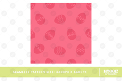 Easter Eggs Bunny Seamless Pattern PNG Sublimation Product Image 11