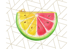 Strawberry Red Lemon Yellow Summer Clipart PNG, Summer Icons Product Image 5