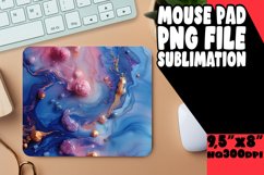 Artistic Marble Flower 3D Design Mouse Pad Product Image 1