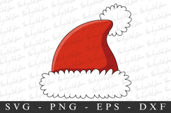 Santa Hat Svg | Christmas svg | Svg cut file Product Image 1