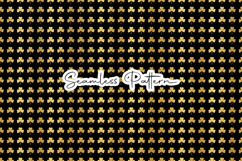 Gold Clover Seamless Pattern Set - Leprechaun &amp; Clovers Product Image 7