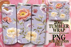 Spring Petal Paradise Tumbler Wrap, Floral Fling Product Image 1