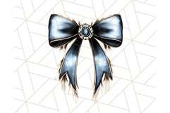 Western Style Bow PNG, Cute Cowboy, Cowgirl Coquette Png Product Image 5