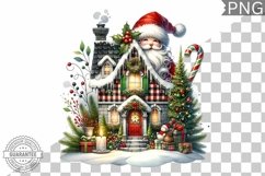 Christmas Santa Sublimation - Clipart PNG Design Product Image 1