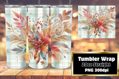 GIFT-WORTHY 20oz Tumbler Template , Autumn Flower Product Image 1