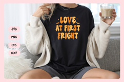 Spooky Bachelorette Party Saying SVG | Love at First Fright Product Image 4