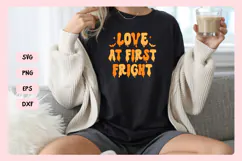 Spooky Bachelorette Party Saying SVG | Love at First Fright Product Image 4