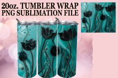 Sublimation Spring Fling Tumbler Wrap Design Garden of 20oz Product Image 1