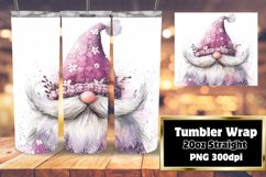 Cheerful Gnome Sublimation Tumbler Designs Product Image 1